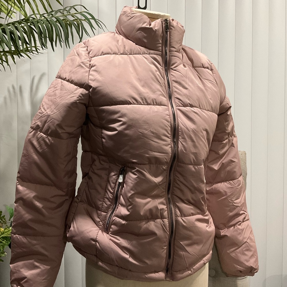 Mauve puffer jacket